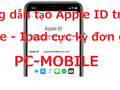 Hướng dẫn tạo ID Apple store trên iPhone iPad cực kỳ đơn giản