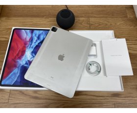 iPad Pro 4 2020 12.9inh 128G Wifi Only ( Ko sài sim ) / Silver ( Trắng Bạc ) / QSD Đẹp đến 99.99% / Hộp + Sạc đầy đủ / Pin 100% / Bh Apple 27.07.2021 / MS:01V25K