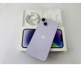 iPhone 14 6.1inh 128GB Màu Purple ( Tím ) Qte ( AU▲) Qua SD còn đẹp tầm 94-95% / Pin 100% ( Sạc 0L ) Máy hộp + Sạc Ms: 7291
