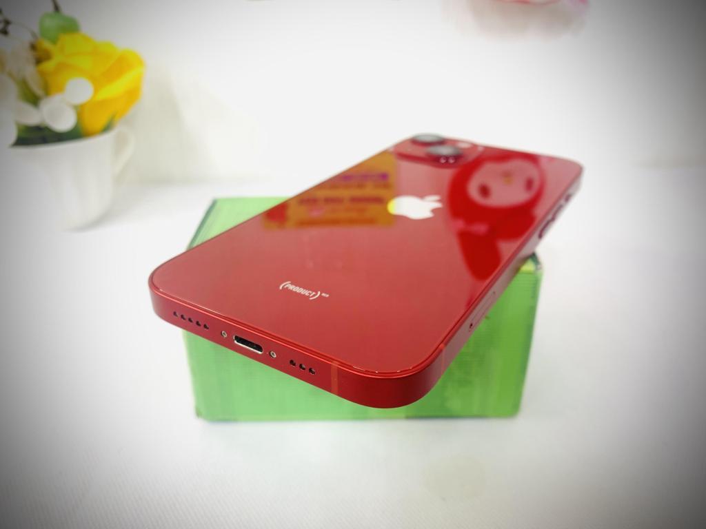 iPhone 13  6.1in  128GB Màu Red  ( Đỏ ) Qte ( Ap ) Qua SD còn đẹp 97-98% / Pin 87% Máy Trần + KPK Ms : 7049