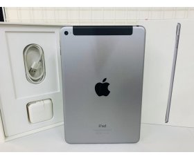 iPad Mini 4 7.9in 32GB Wifi + Cell (Về VN gắn sim vào sài) / Màu Gray ( Đen )/ Qsd đẹp tầm 97-98% / Pin 94% Máy hộp + sạc / Ms: 4686