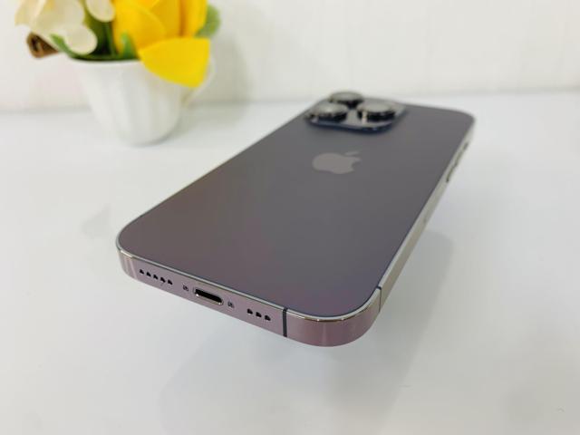 14 Pro  6.1inch   256GB Màu Purple  ( Tím ) Qte (AUo) Qua SD còn đẹp 95-96% / Pin 100% Máy DBH Máy Trần KPK Msfbw: 1415