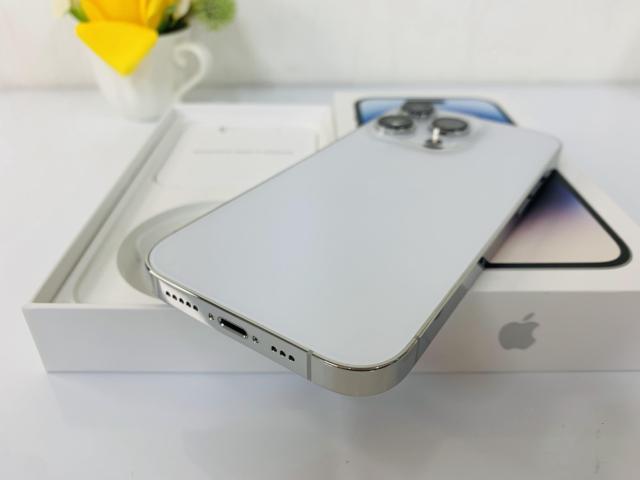 iPhone 14 Pro 6,1inch 256Gb Màu Silver ( Trắng ) Qte ( AP ) Qua SD còn đẹp 94-95% Máy Trần + KPK / Pin 93% Ms: 6635
