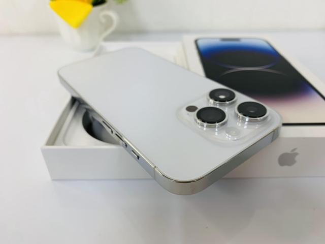 iPhone 14 Pro 6,1inch 256Gb Màu Silver ( Trắng ) Qte ( AP ) Qua SD còn đẹp 94-95% Máy Trần + KPK / Pin 93% Ms: 6635