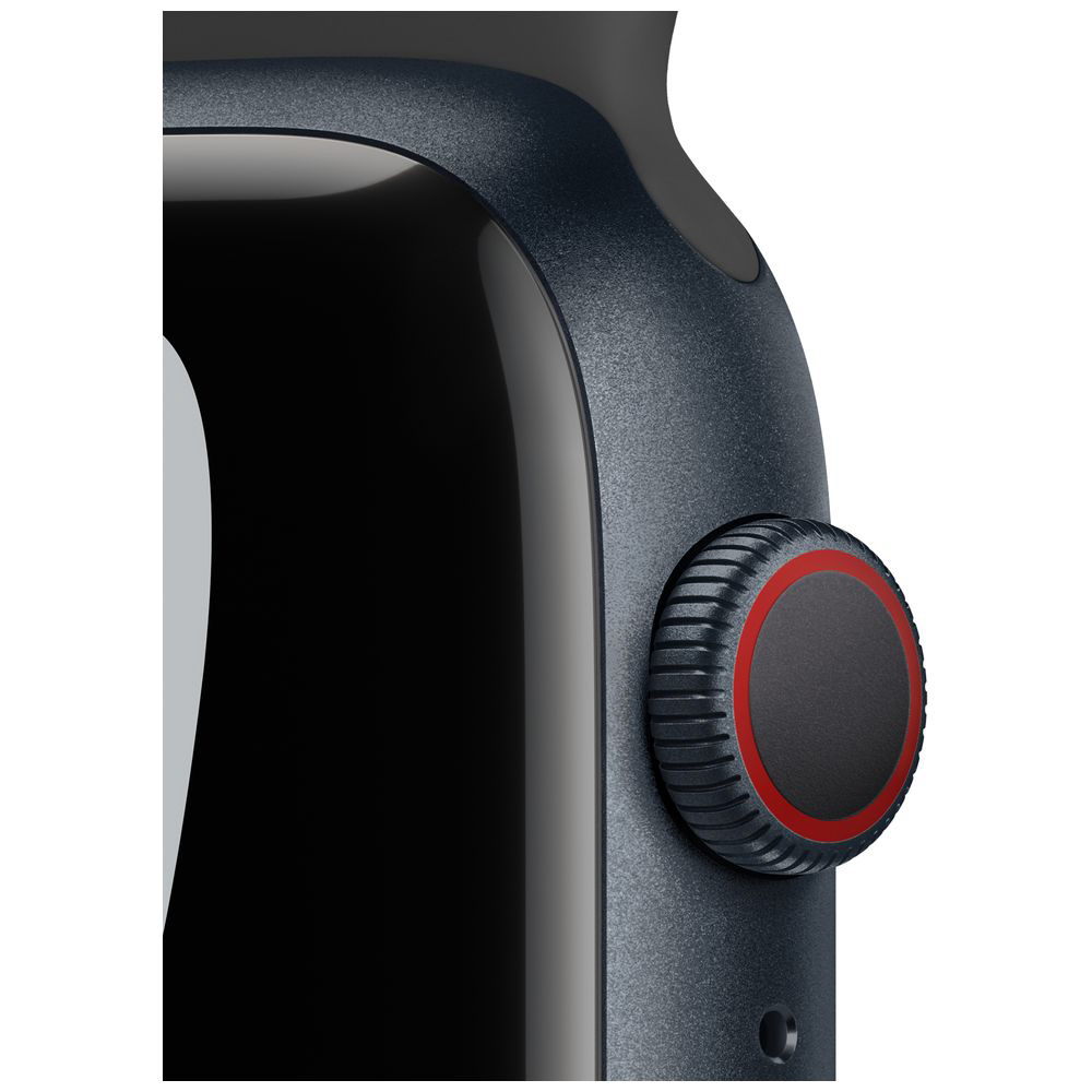 Apple Watch Series 7 Nike 45mm Cell Mặt Nhôm Màu Midnight / Dây Mẫu thể thao Nike màu Black / MS: 1321