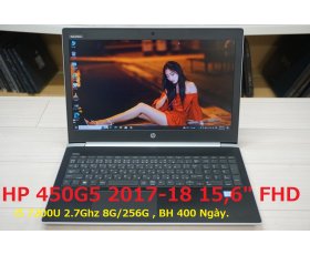 - HP 450G5 ( 2020 ) 15,6" FHD Core i5 7200U 2.5Ghz-2.7Ghz / Ram 8G / SSD 256G / Win 10Pro / Tiếng Việt / MS:KO450G5