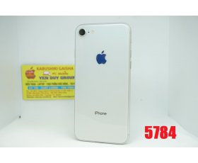 iphone 8 4.7inh / 64G / Q/Tế / Silver ( Trắng Bạc ) / QSD đẹp đến 96-97% / Máy Trần +KPK / Pin 88% / MS: 5784