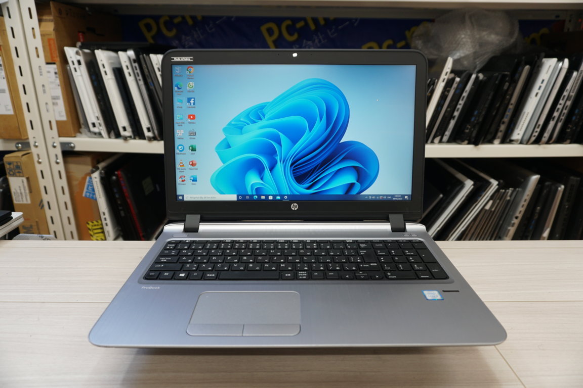 HP ProBook 450G3 Model 2016 Made in Tokyo Khóa vân tay / 15.6inch  /Full HD/ Core i7 / 6500U/ 2.50-2.59Ghz / Ram 8G  ( Max 32G) / SSD 128G + 500G (2 ổ đang chạy song song) / Win 10pro Tiếng Việt /  MS: 20220504 4503