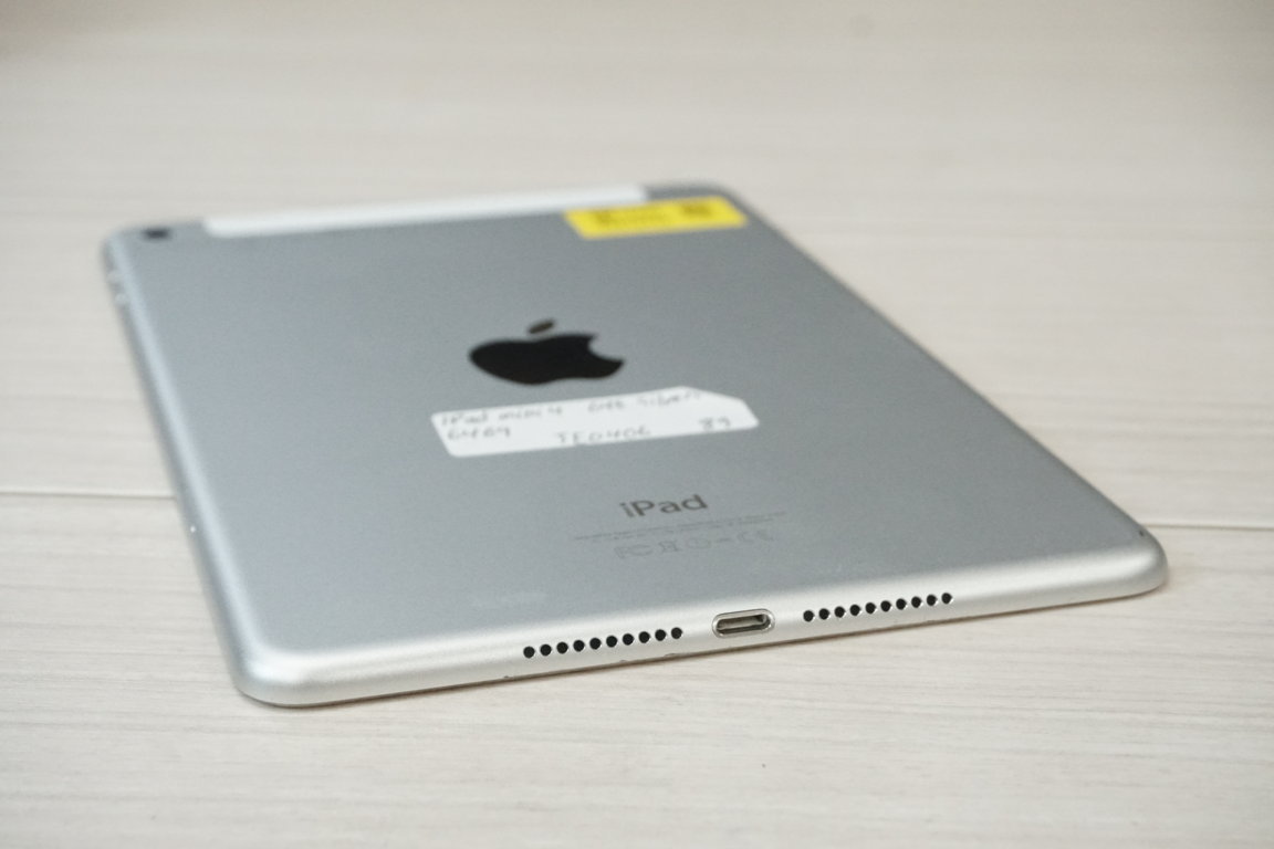  Ipad Mini 4 7.9inh / 64G / Wifi + Cell ( Silver ) Trắng / QSD đẹp đến 96-97% / Máy Trần +KPK / Pin 89% / MS: 6469