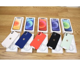 iPhone 12 6.1inh 64G / Q/Tế 100% / 5 Màu White-Blue-Red-Black-Green / Mới 100% Fullbox / BH Apple đến 07-01-2022/ MS: 028796